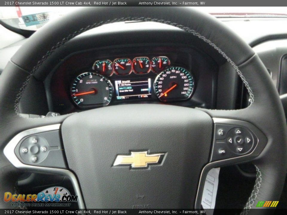 2017 Chevrolet Silverado 1500 LT Crew Cab 4x4 Steering Wheel Photo #17