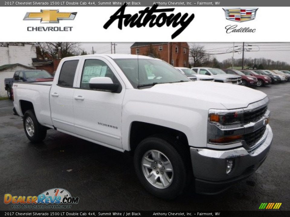 2017 Chevrolet Silverado 1500 LT Double Cab 4x4 Summit White / Jet Black Photo #1