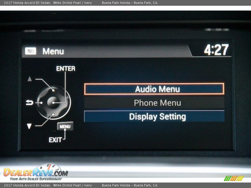 2017 Honda Accord EX Sedan White Orchid Pearl / Ivory Photo #17