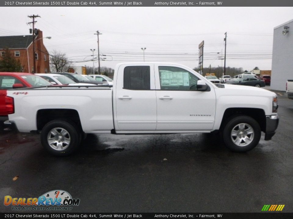2017 Chevrolet Silverado 1500 LT Double Cab 4x4 Summit White / Jet Black Photo #7