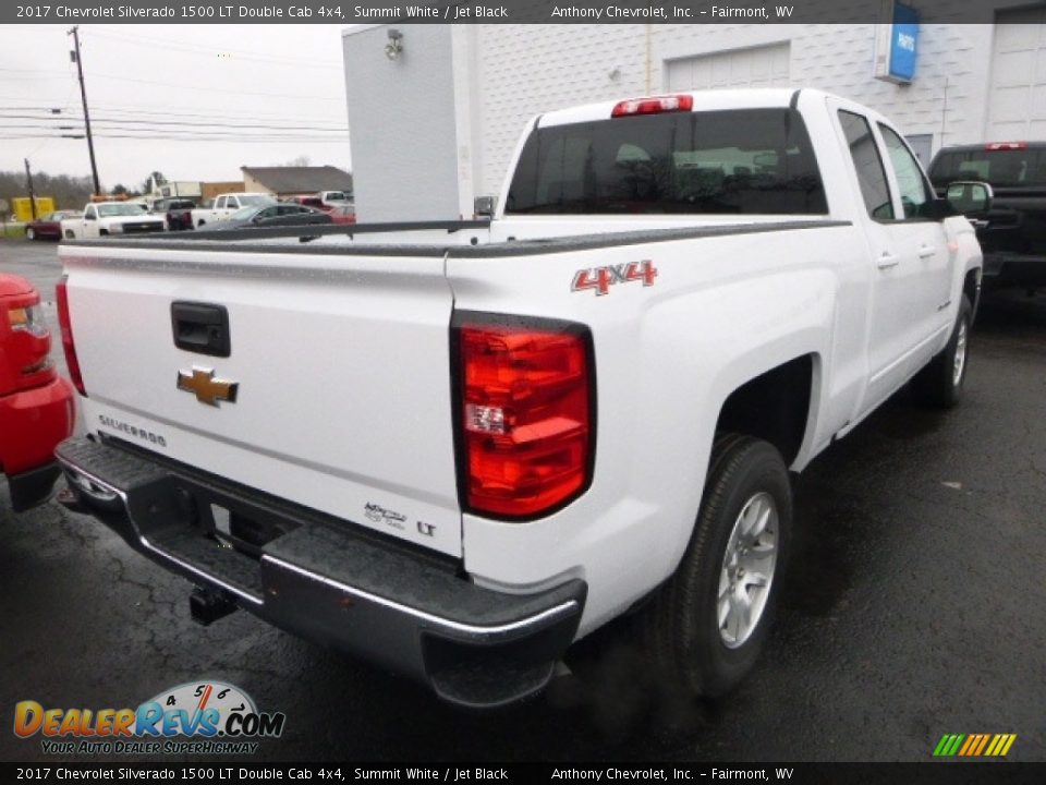 2017 Chevrolet Silverado 1500 LT Double Cab 4x4 Summit White / Jet Black Photo #8