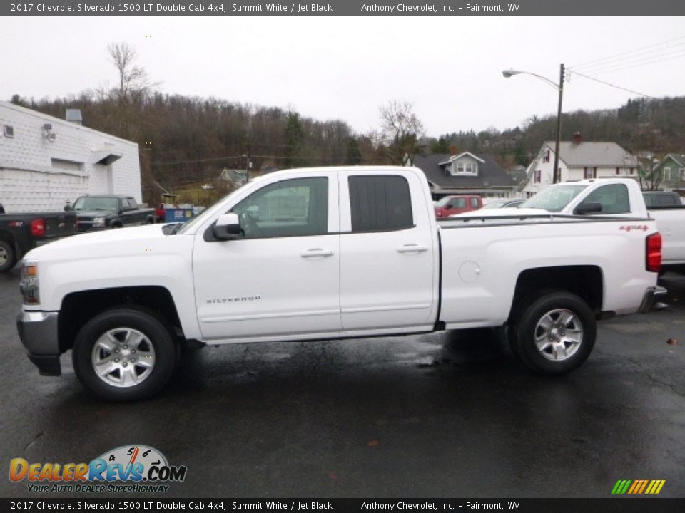 2017 Chevrolet Silverado 1500 LT Double Cab 4x4 Summit White / Jet Black Photo #11