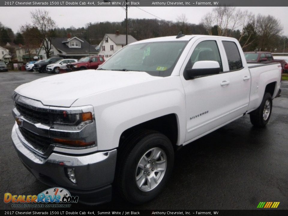2017 Chevrolet Silverado 1500 LT Double Cab 4x4 Summit White / Jet Black Photo #12