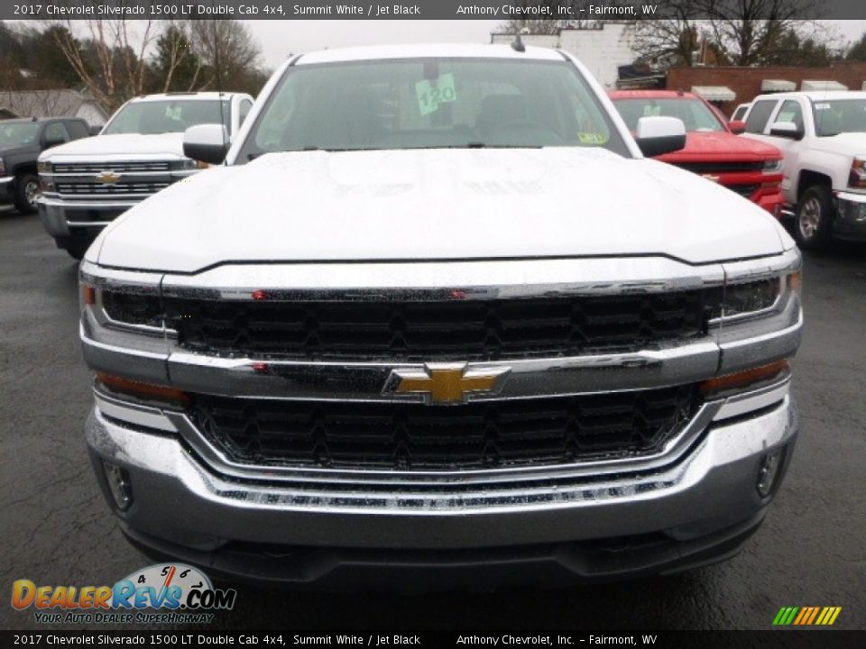 2017 Chevrolet Silverado 1500 LT Double Cab 4x4 Summit White / Jet Black Photo #13