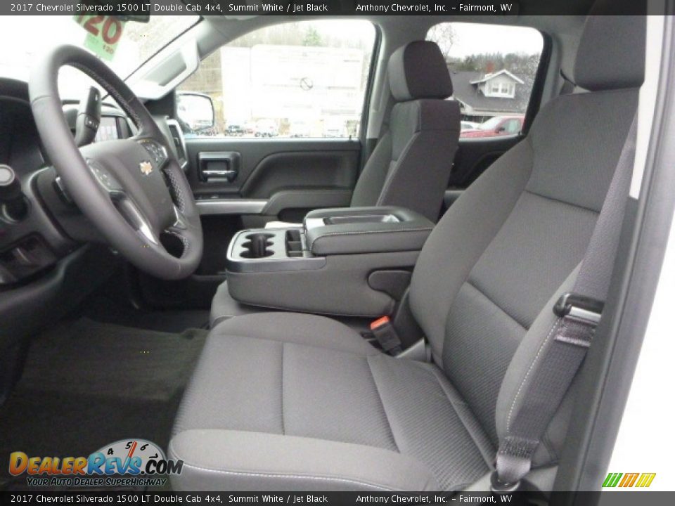2017 Chevrolet Silverado 1500 LT Double Cab 4x4 Summit White / Jet Black Photo #14