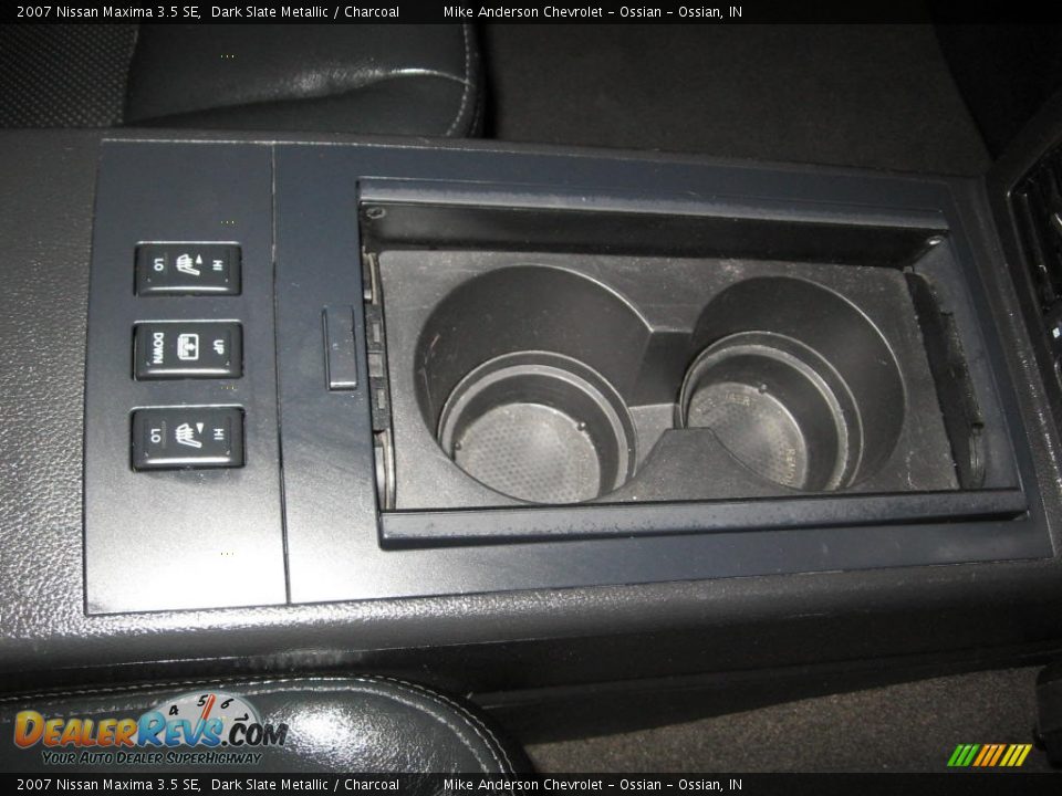 2007 Nissan Maxima 3.5 SE Dark Slate Metallic / Charcoal Photo #18