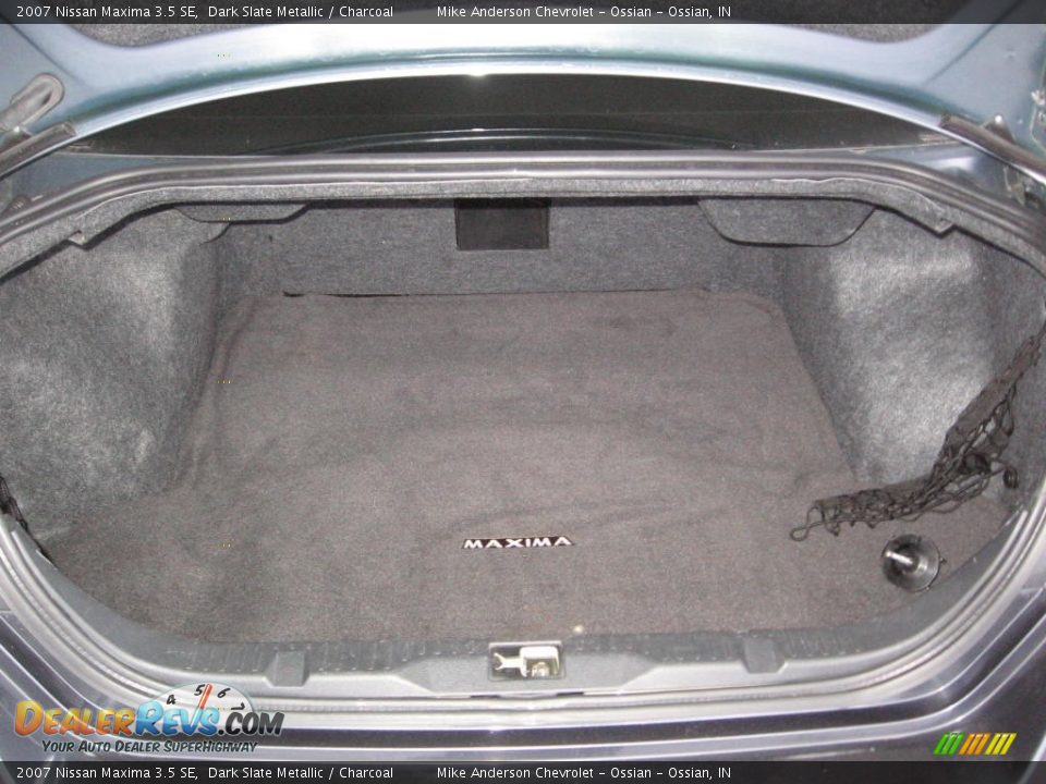2007 Nissan Maxima 3.5 SE Dark Slate Metallic / Charcoal Photo #20