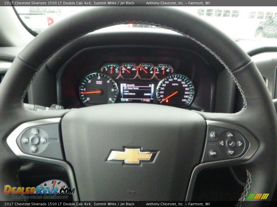 2017 Chevrolet Silverado 1500 LT Double Cab 4x4 Summit White / Jet Black Photo #20