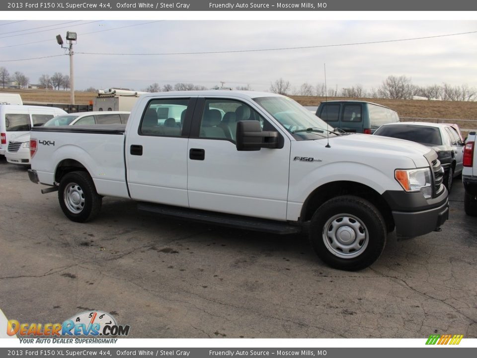 2013 Ford F150 XL SuperCrew 4x4 Oxford White / Steel Gray Photo #1