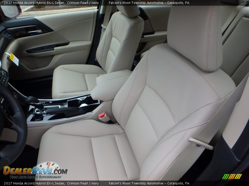 2017 Honda Accord Hybrid EX-L Sedan Crimson Pearl / Ivory Photo #5