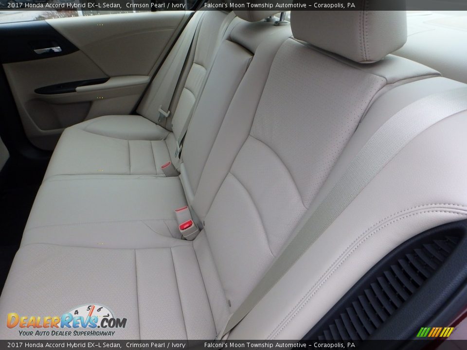 2017 Honda Accord Hybrid EX-L Sedan Crimson Pearl / Ivory Photo #6