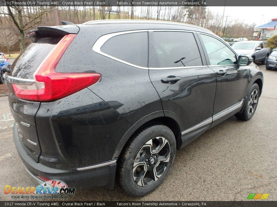 2017 Honda CR-V Touring AWD Crystal Black Pearl / Black Photo #3