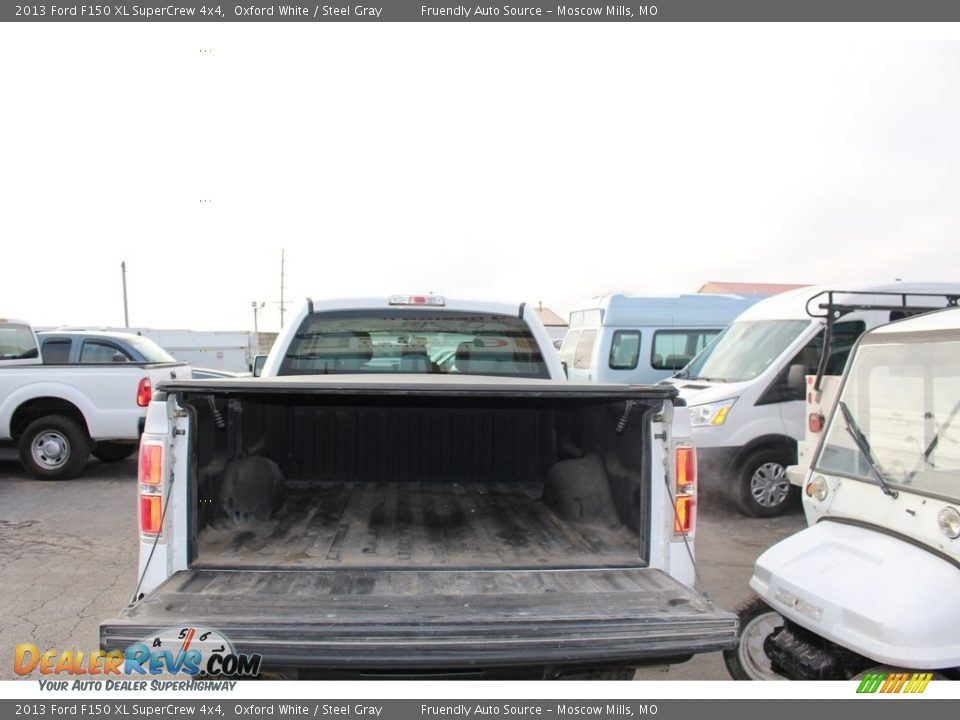 2013 Ford F150 XL SuperCrew 4x4 Oxford White / Steel Gray Photo #17