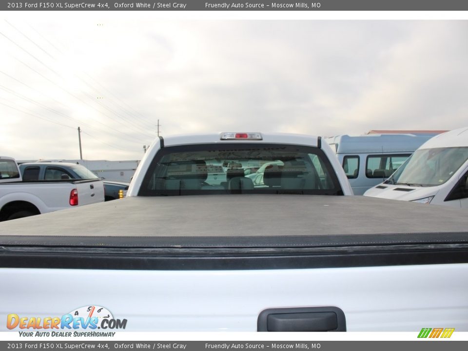 2013 Ford F150 XL SuperCrew 4x4 Oxford White / Steel Gray Photo #19