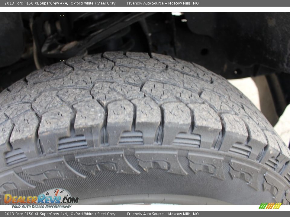 2013 Ford F150 XL SuperCrew 4x4 Oxford White / Steel Gray Photo #20