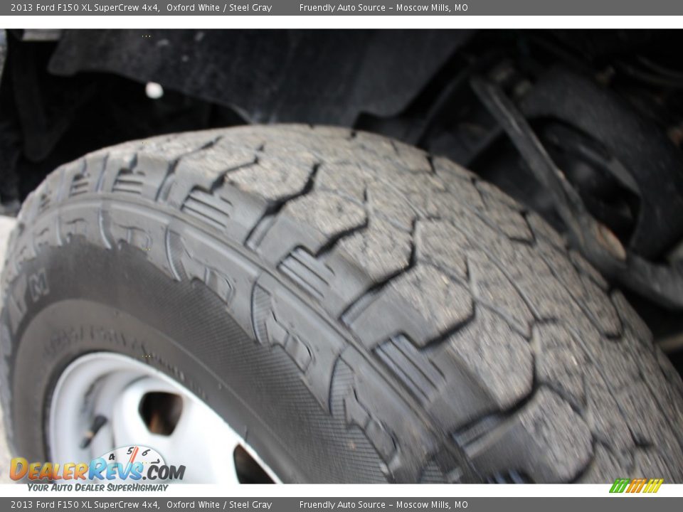 2013 Ford F150 XL SuperCrew 4x4 Oxford White / Steel Gray Photo #21