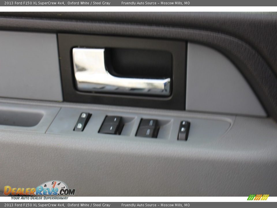 2013 Ford F150 XL SuperCrew 4x4 Oxford White / Steel Gray Photo #23