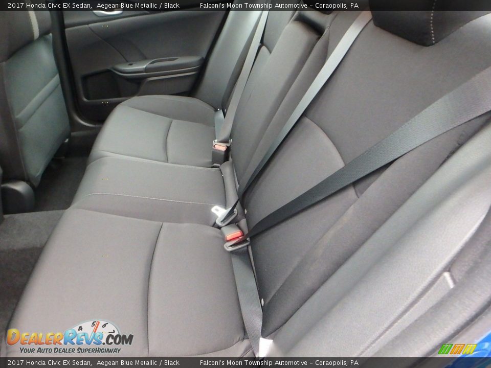 Rear Seat of 2017 Honda Civic EX Sedan Photo #6