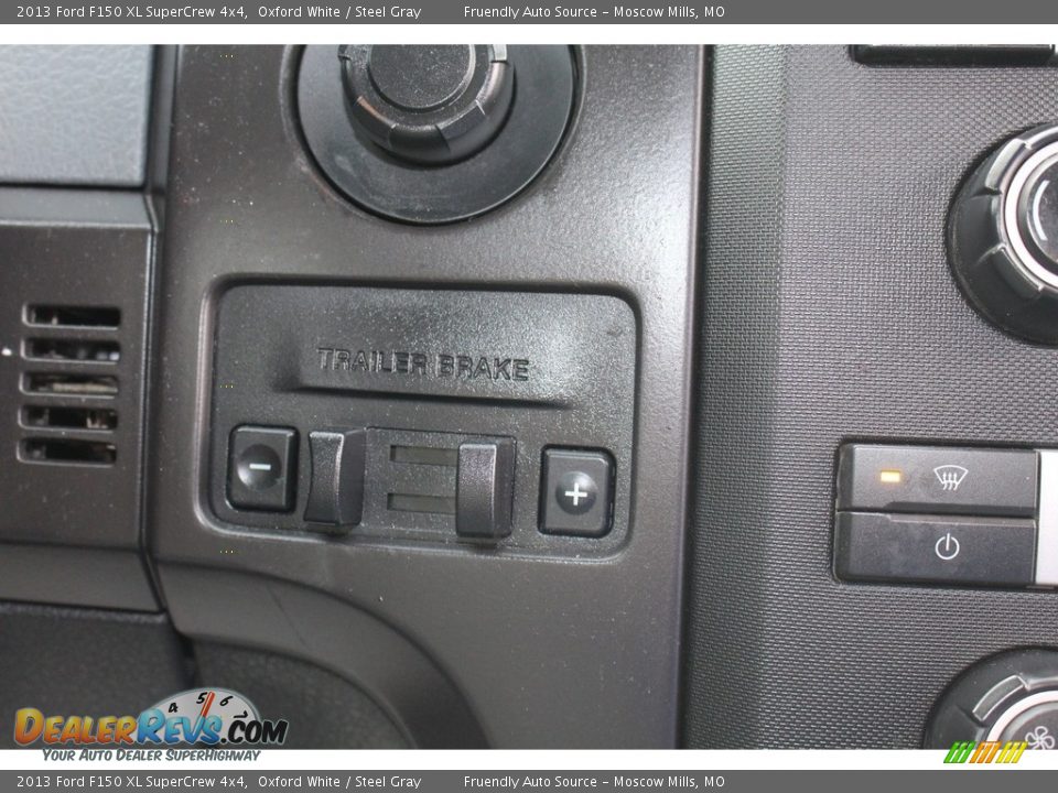 2013 Ford F150 XL SuperCrew 4x4 Oxford White / Steel Gray Photo #30