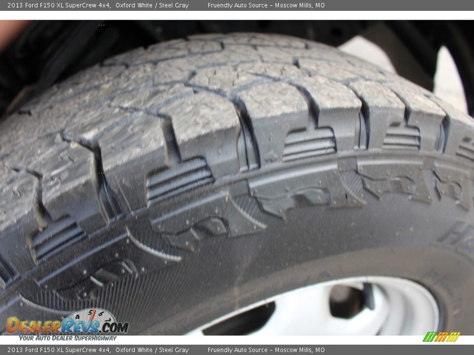 2013 Ford F150 XL SuperCrew 4x4 Oxford White / Steel Gray Photo #34
