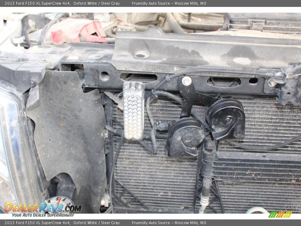 2013 Ford F150 XL SuperCrew 4x4 Oxford White / Steel Gray Photo #35
