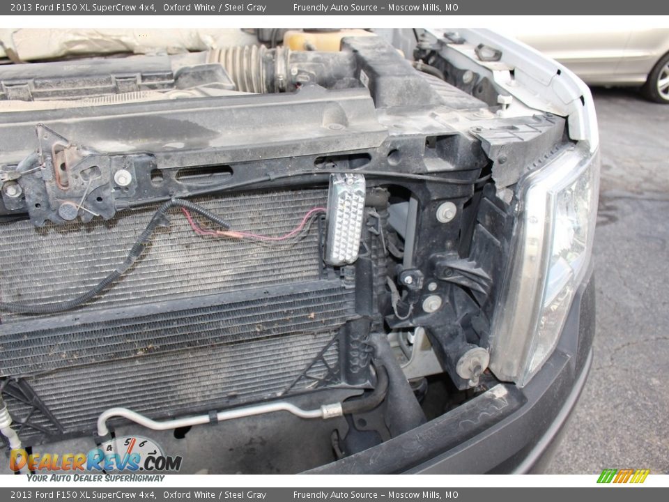 2013 Ford F150 XL SuperCrew 4x4 Oxford White / Steel Gray Photo #36