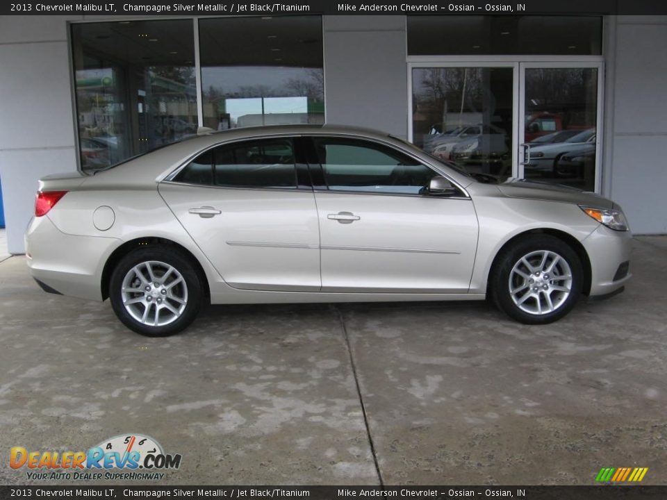 2013 Chevrolet Malibu LT Champagne Silver Metallic / Jet Black/Titanium Photo #2