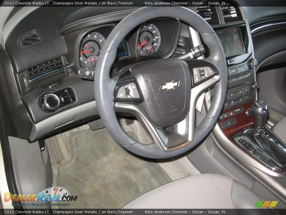 2013 Chevrolet Malibu LT Champagne Silver Metallic / Jet Black/Titanium Photo #6