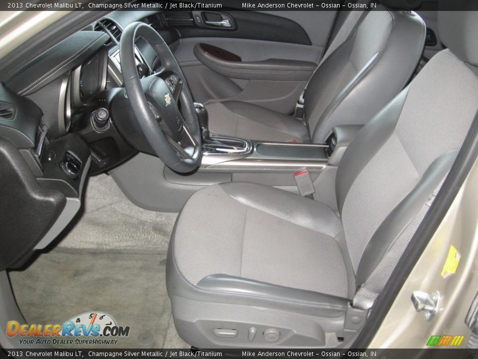 2013 Chevrolet Malibu LT Champagne Silver Metallic / Jet Black/Titanium Photo #8