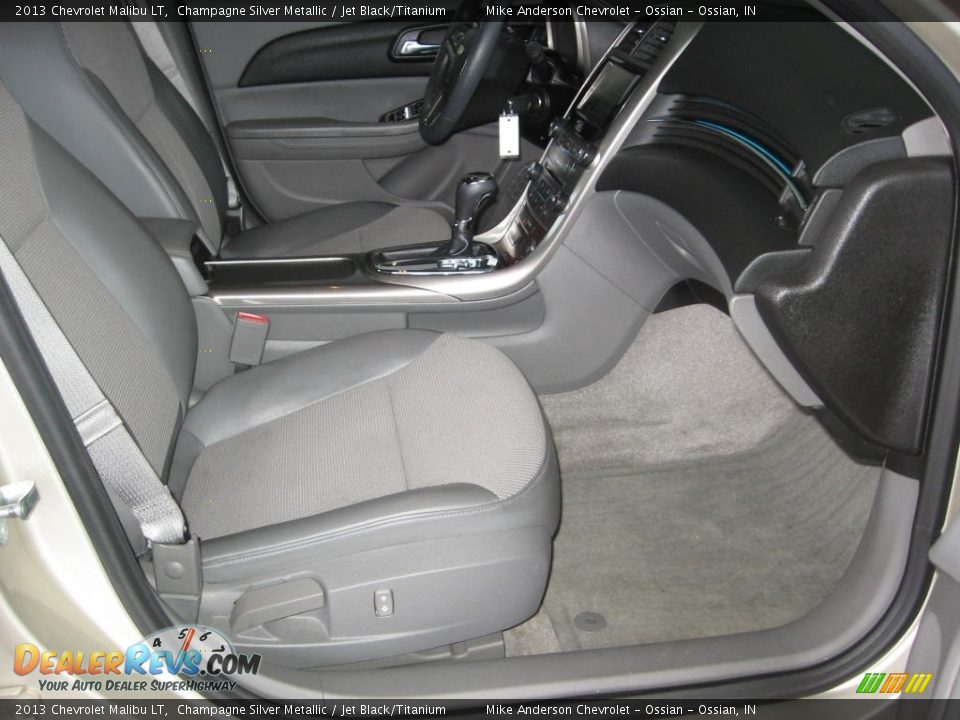 2013 Chevrolet Malibu LT Champagne Silver Metallic / Jet Black/Titanium Photo #9