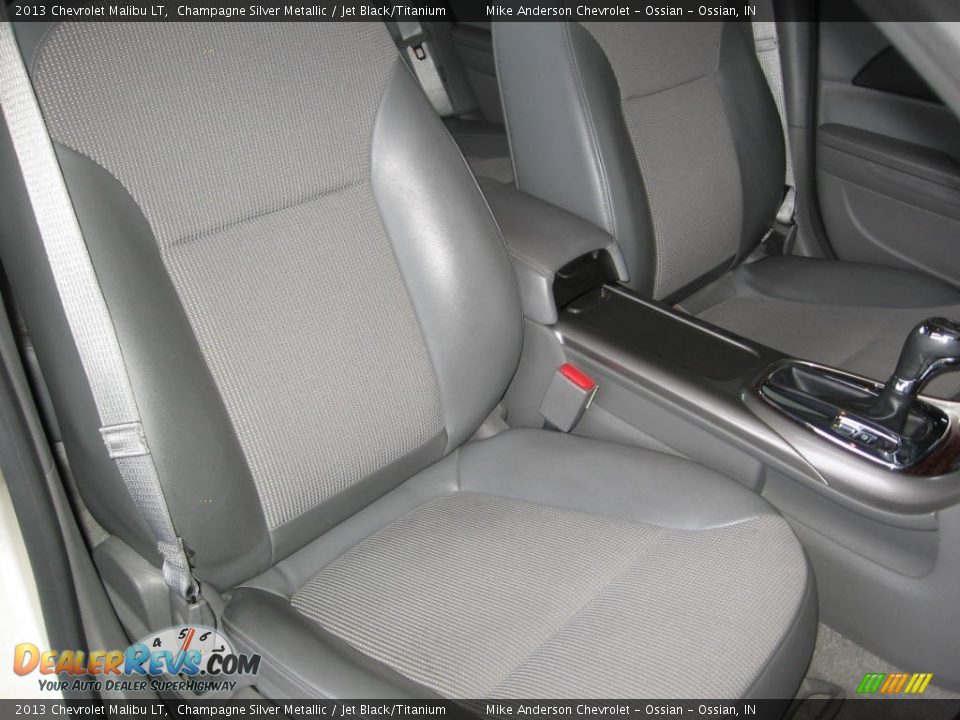 2013 Chevrolet Malibu LT Champagne Silver Metallic / Jet Black/Titanium Photo #10