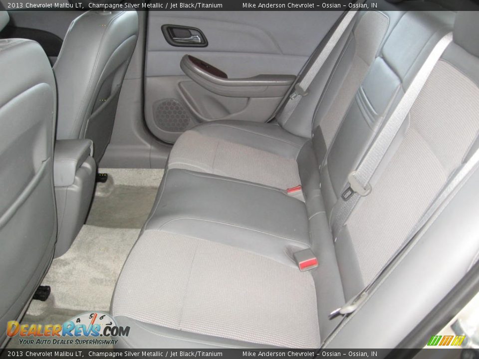 2013 Chevrolet Malibu LT Champagne Silver Metallic / Jet Black/Titanium Photo #13
