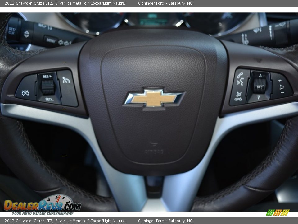 2012 Chevrolet Cruze LTZ Silver Ice Metallic / Cocoa/Light Neutral Photo #22