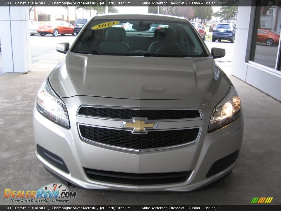 2013 Chevrolet Malibu LT Champagne Silver Metallic / Jet Black/Titanium Photo #22