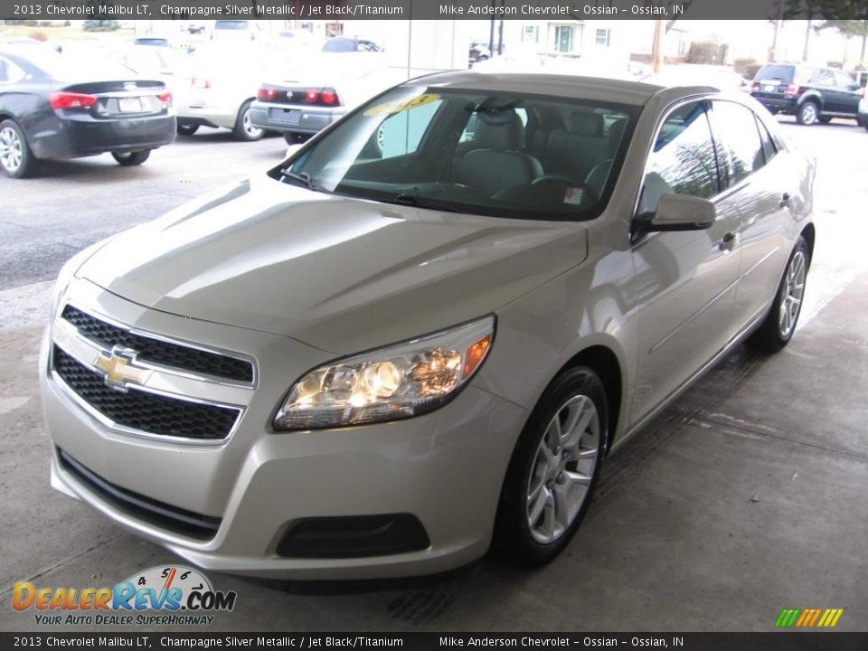2013 Chevrolet Malibu LT Champagne Silver Metallic / Jet Black/Titanium Photo #23