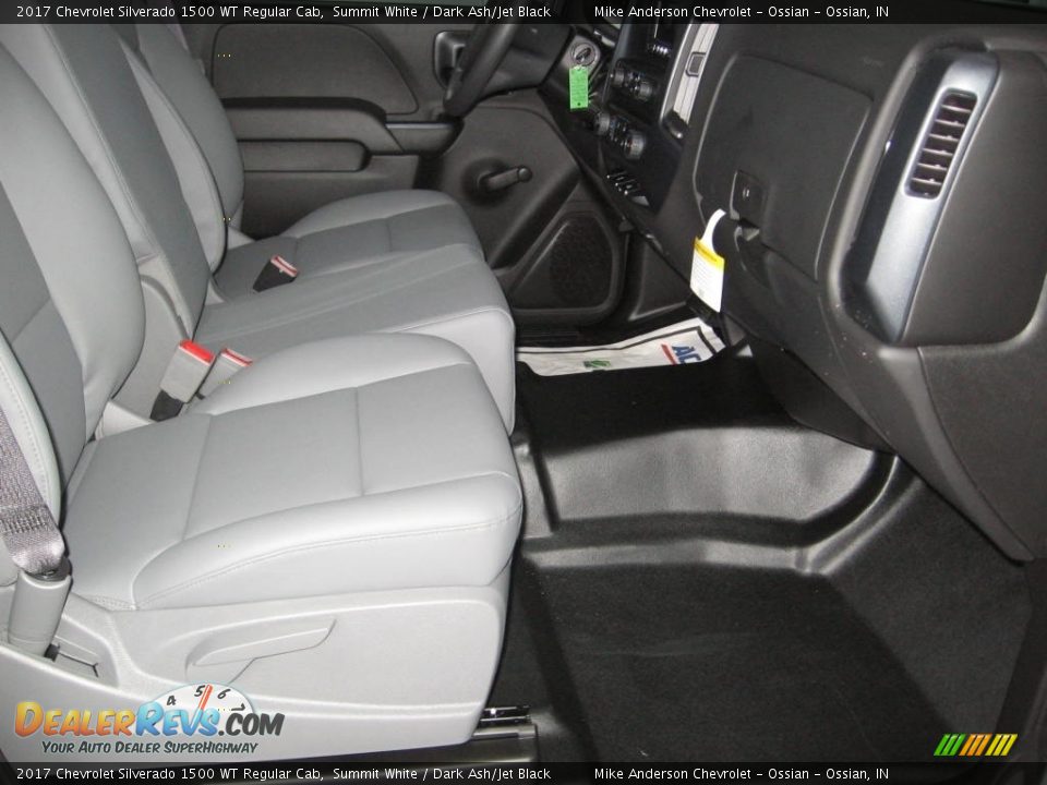 2017 Chevrolet Silverado 1500 WT Regular Cab Summit White / Dark Ash/Jet Black Photo #9