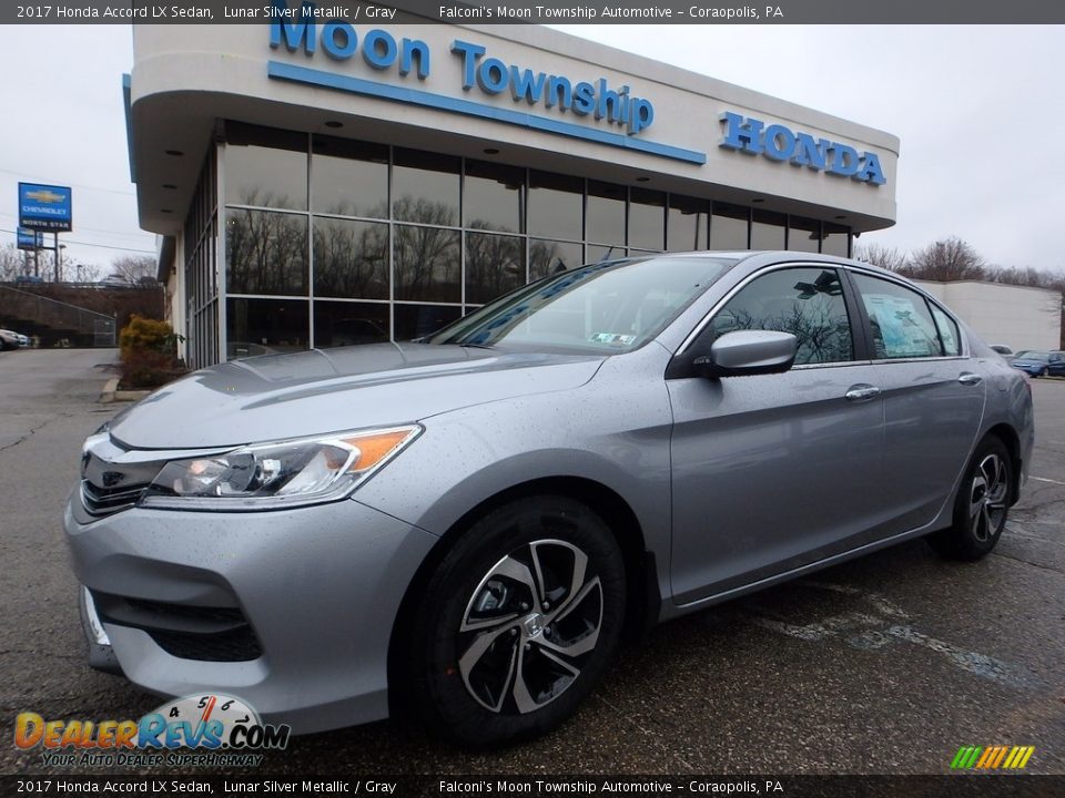 2017 Honda Accord LX Sedan Lunar Silver Metallic / Gray Photo #1