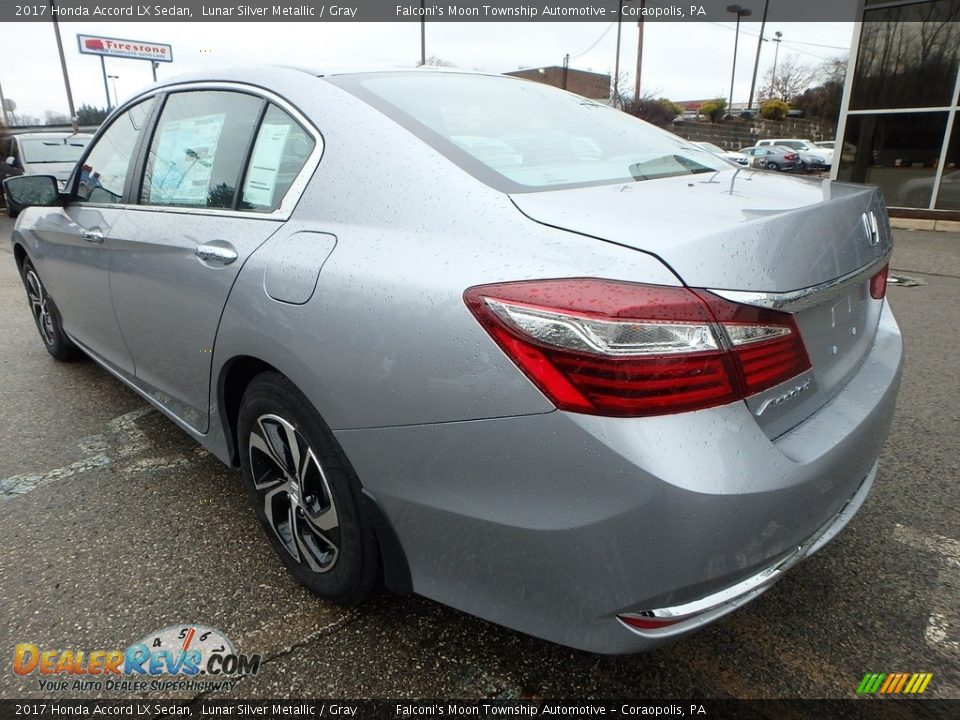 2017 Honda Accord LX Sedan Lunar Silver Metallic / Gray Photo #2