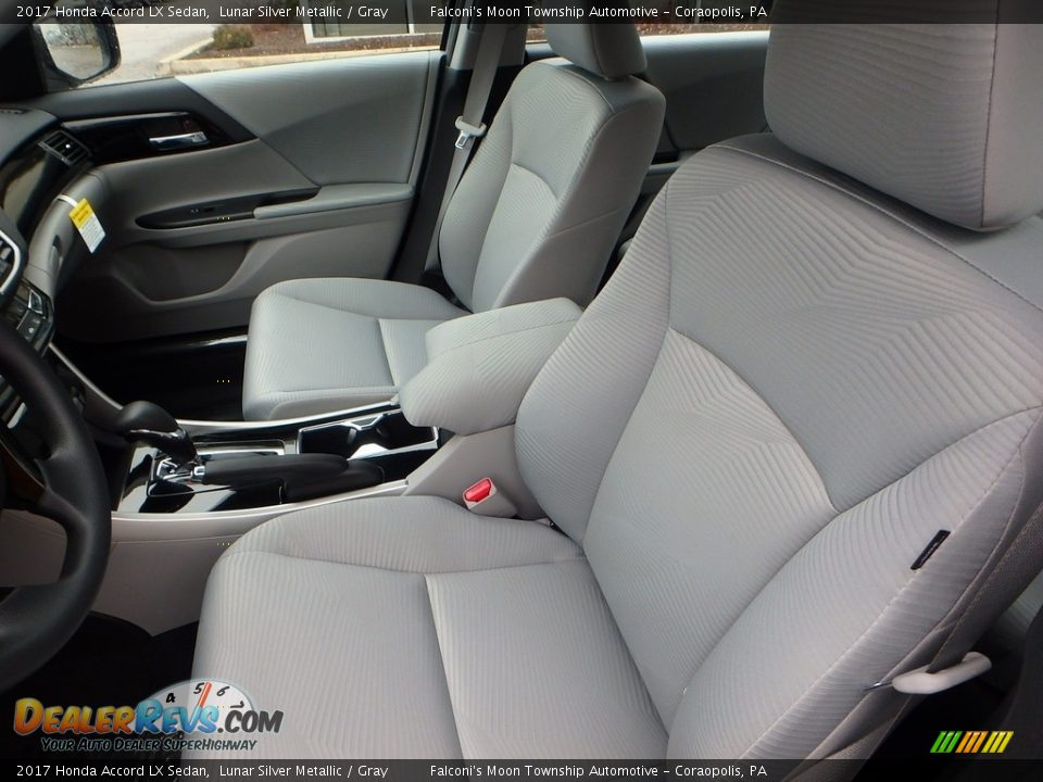2017 Honda Accord LX Sedan Lunar Silver Metallic / Gray Photo #5