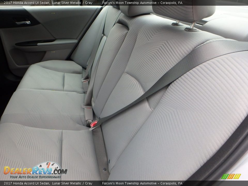2017 Honda Accord LX Sedan Lunar Silver Metallic / Gray Photo #6