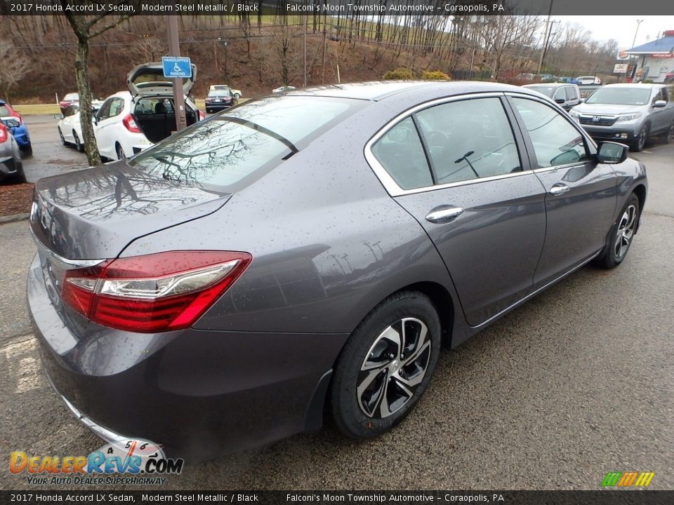 2017 Honda Accord LX Sedan Modern Steel Metallic / Black Photo #3