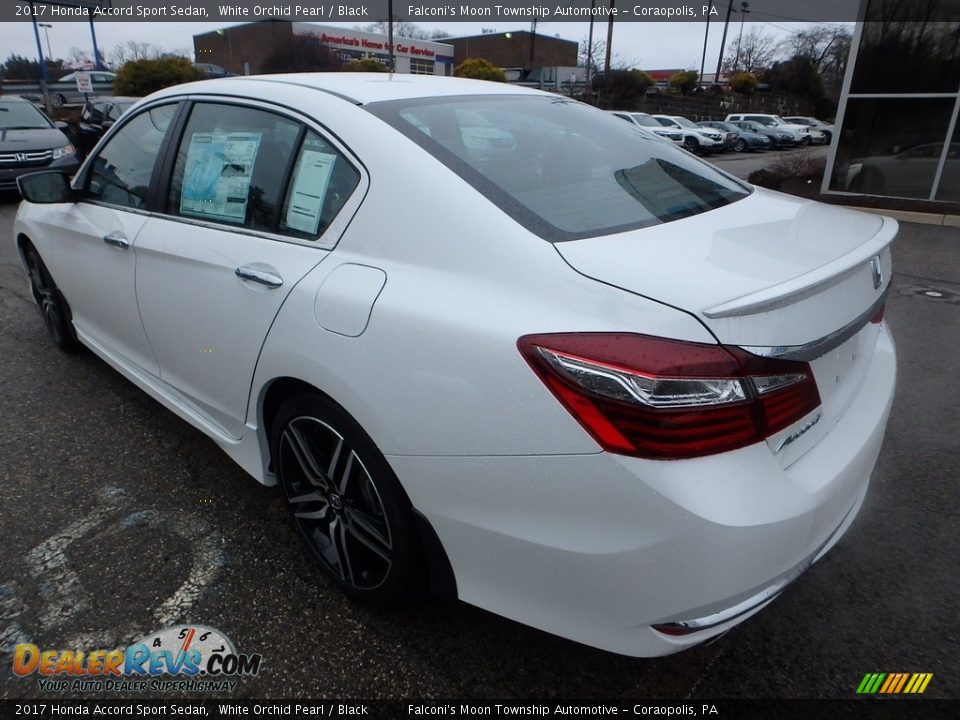 2017 Honda Accord Sport Sedan White Orchid Pearl / Black Photo #2