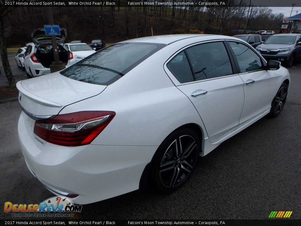 2017 Honda Accord Sport Sedan White Orchid Pearl / Black Photo #3