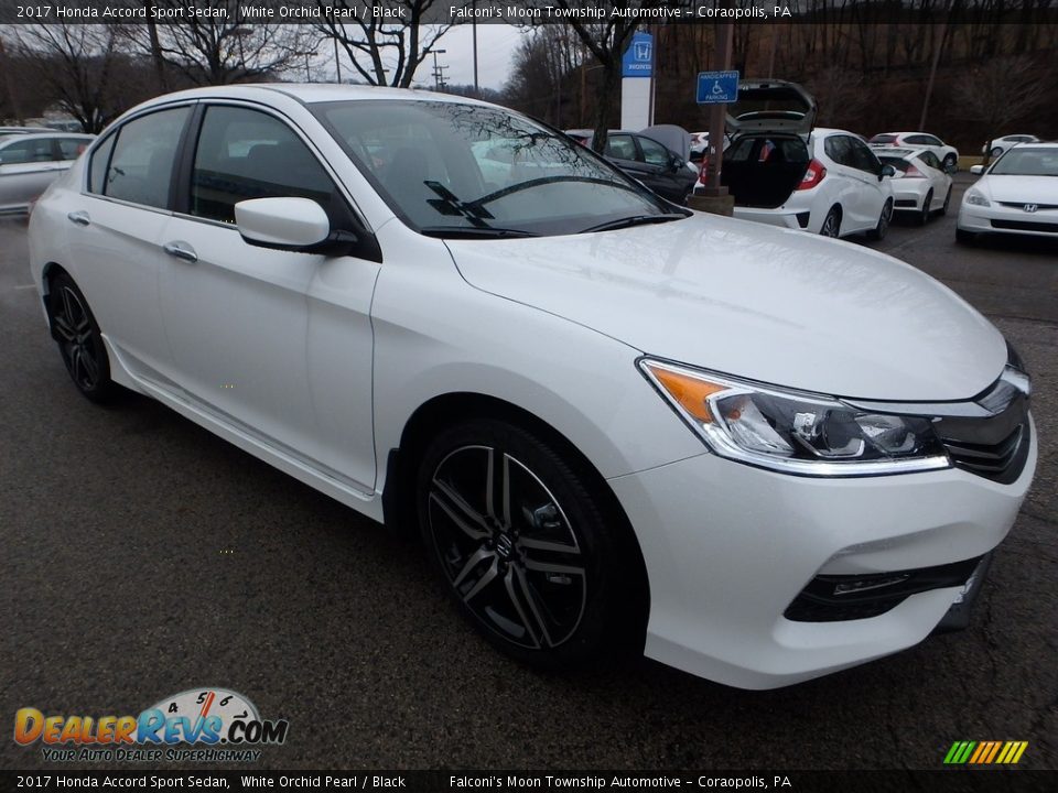 2017 Honda Accord Sport Sedan White Orchid Pearl / Black Photo #4