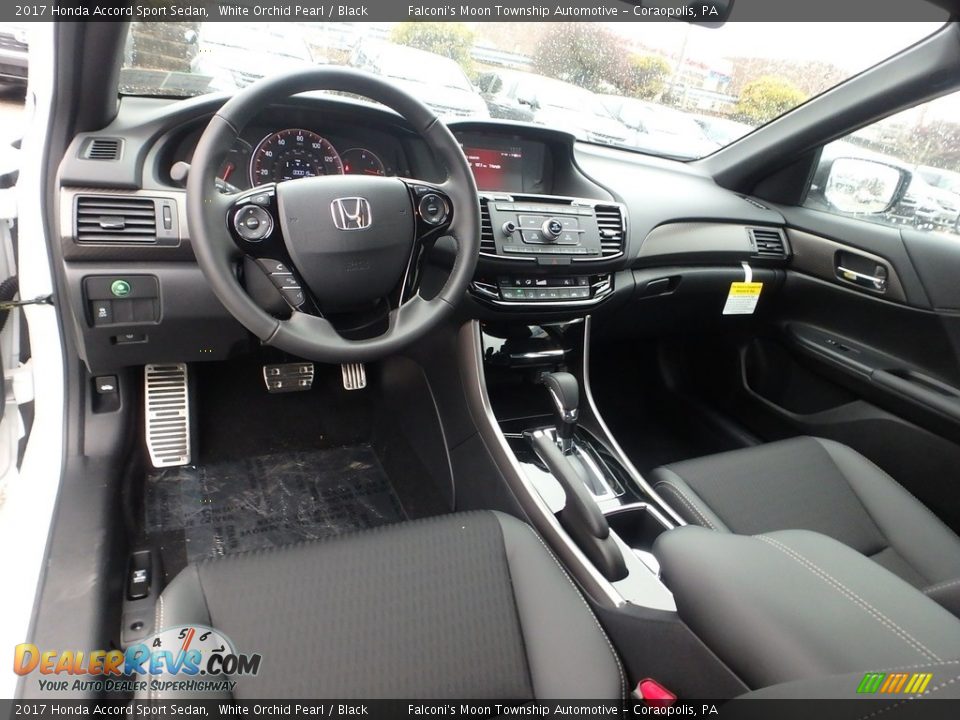 2017 Honda Accord Sport Sedan White Orchid Pearl / Black Photo #7
