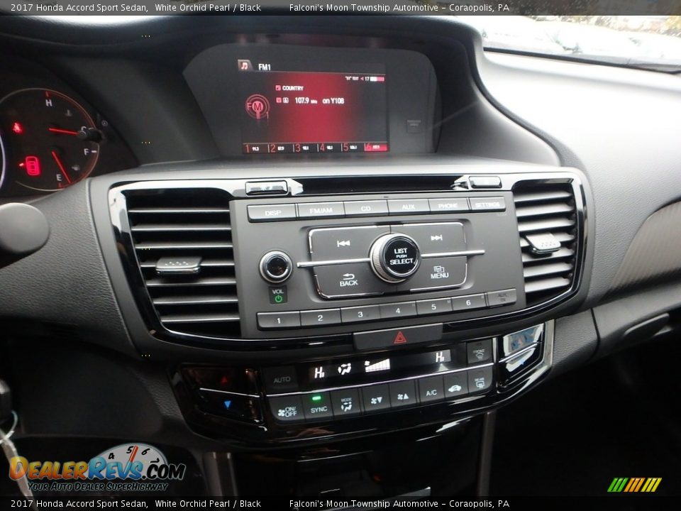 2017 Honda Accord Sport Sedan White Orchid Pearl / Black Photo #9
