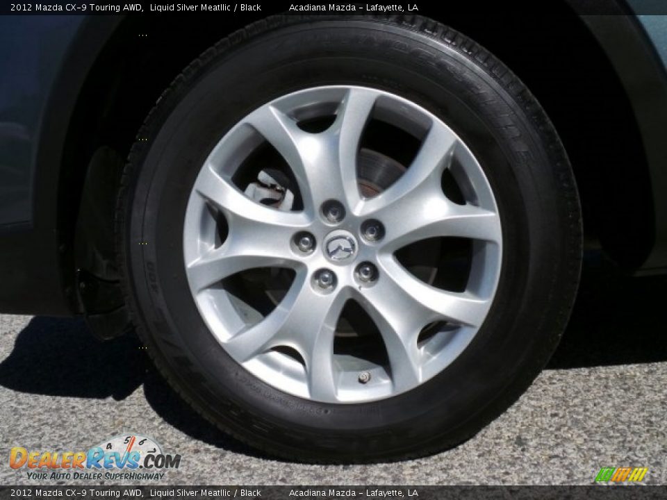 2012 Mazda CX-9 Touring AWD Liquid Silver Meatllic / Black Photo #15
