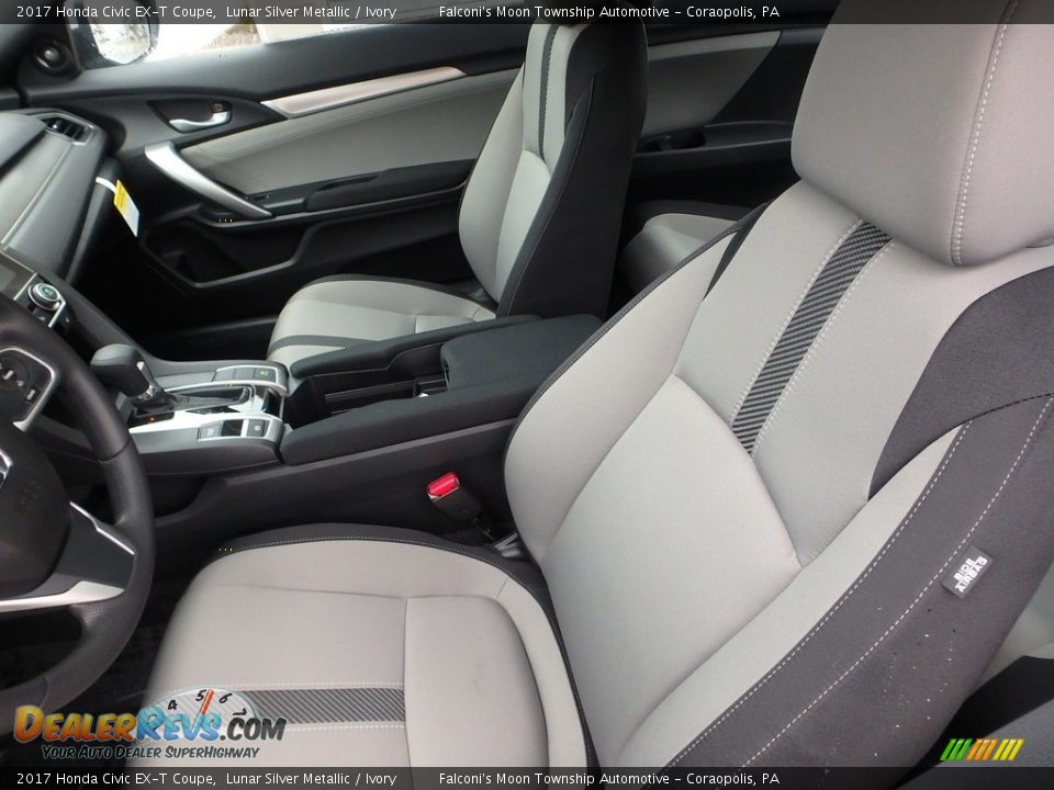 Front Seat of 2017 Honda Civic EX-T Coupe Photo #5