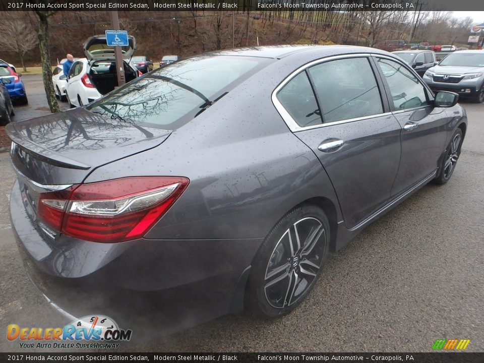 2017 Honda Accord Sport Special Edition Sedan Modern Steel Metallic / Black Photo #3