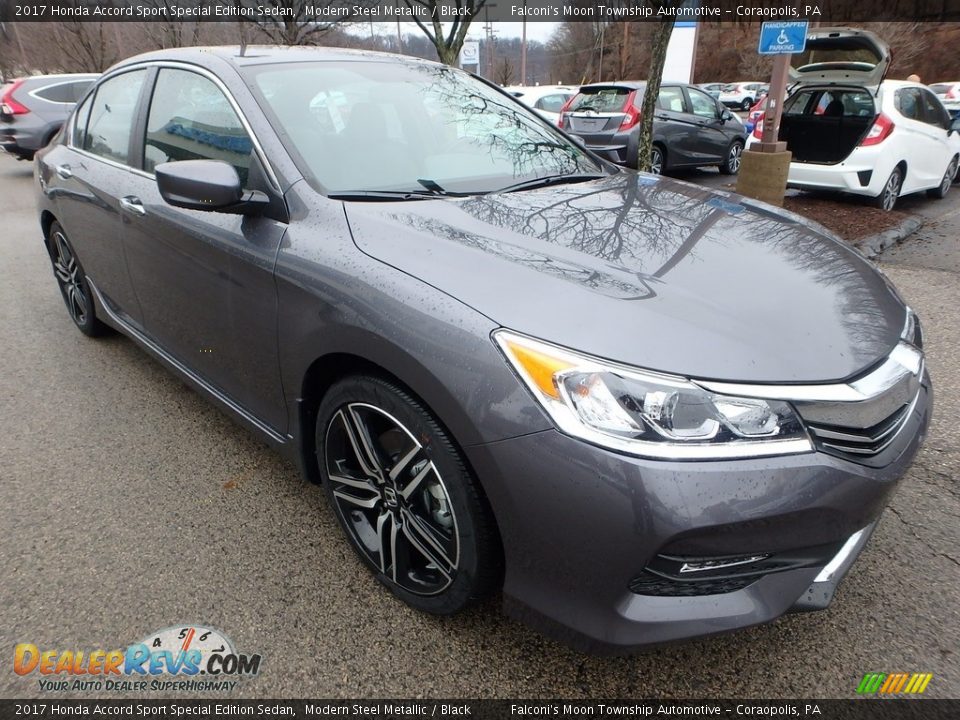 2017 Honda Accord Sport Special Edition Sedan Modern Steel Metallic / Black Photo #4